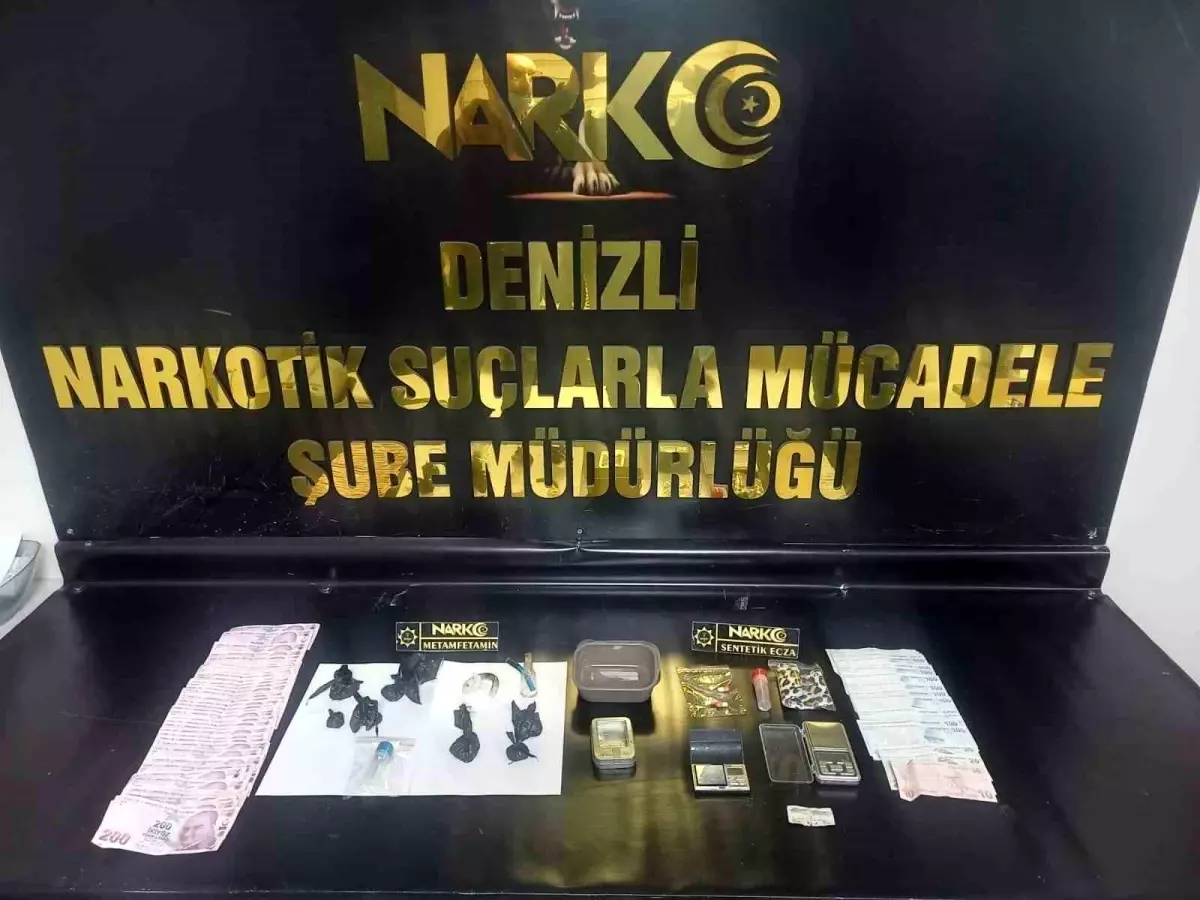 Denizli’de Uyuşturucu Operasyonu: 22 Gözaltı