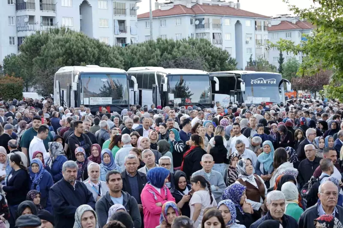 Denizli’den İlk Hac Kafilesi Uğurlandı