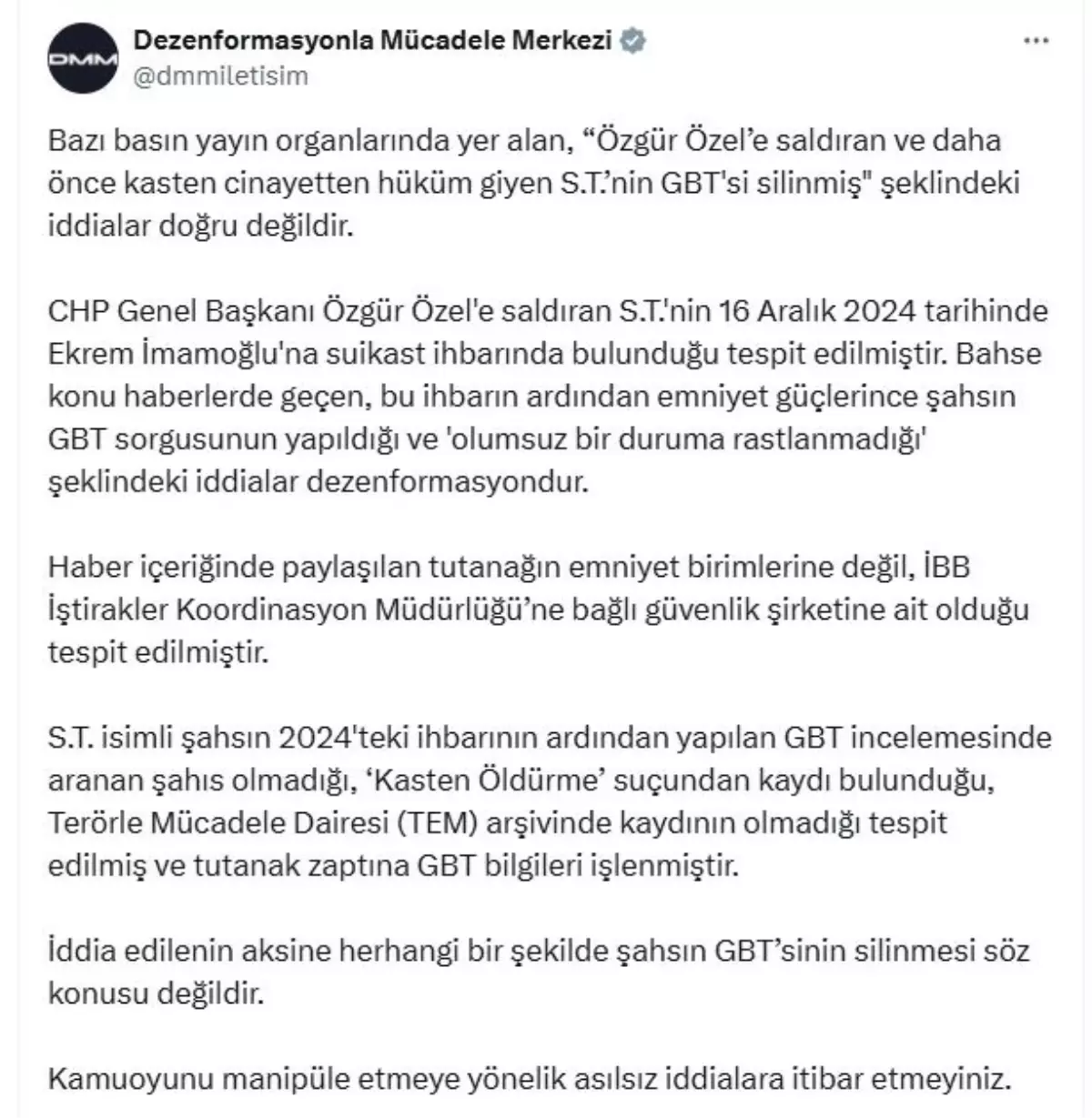Dezenformasyon Açıklaması