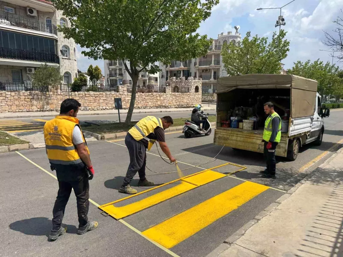Didim’de Büyükşehir Belediyesi Çevre Düzenleme Çalışmalarını Sürdürüyor
