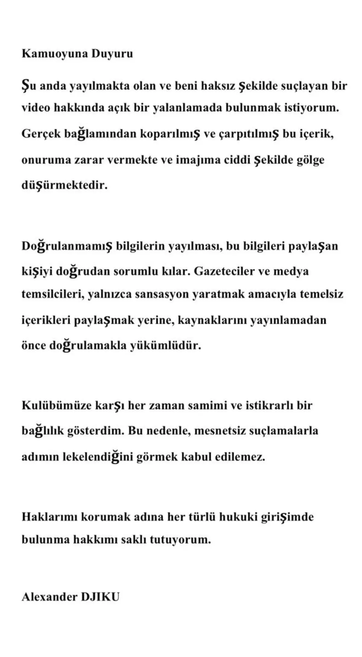 Djiku’dan Yalanlama: Video Yanlış