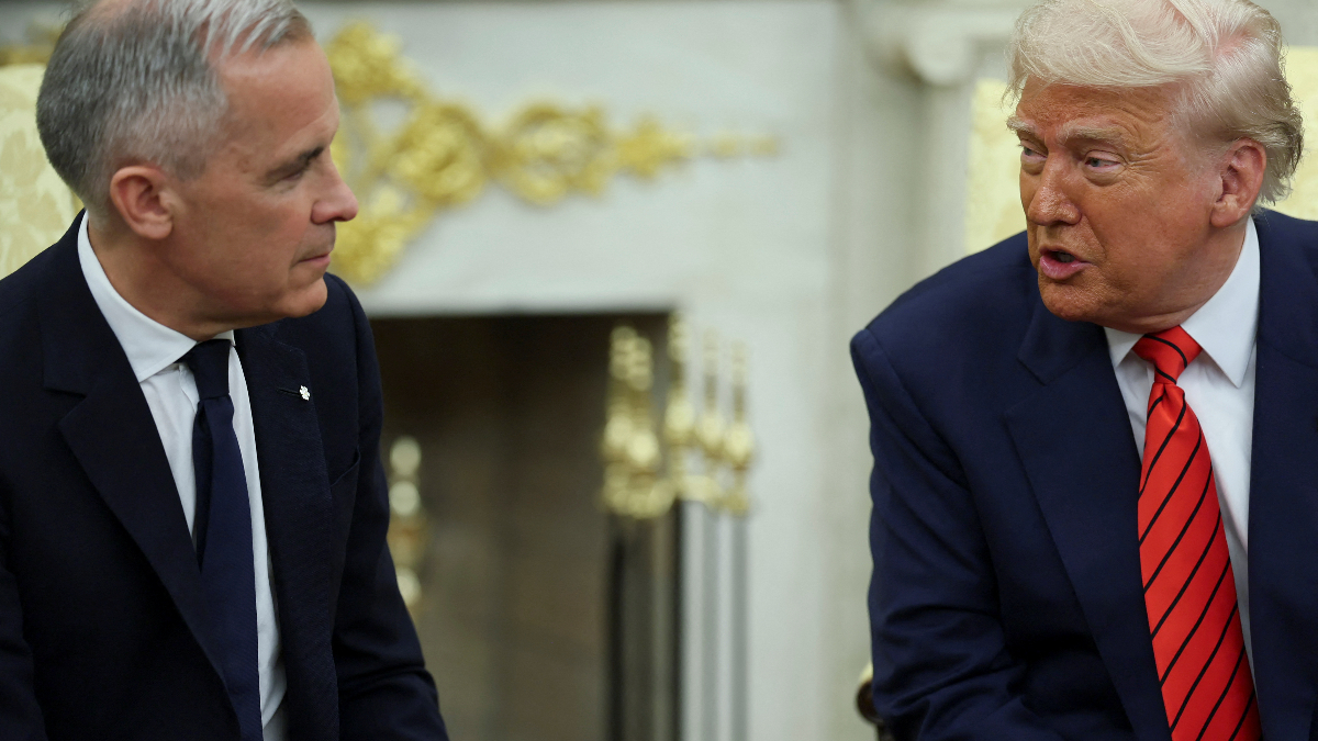 Donald Trump, Kanada Başbakanı Carney’i Beyaz’da ağırladı