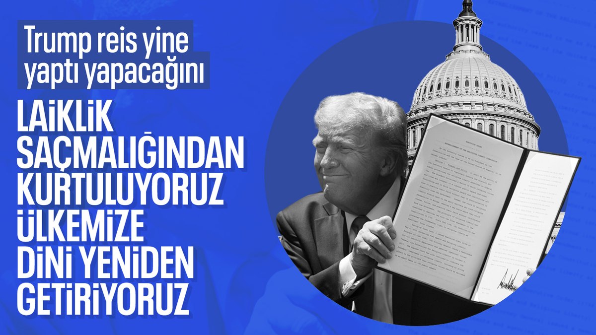 Donald Trump: Ülkemize dini geri getiriyoruz