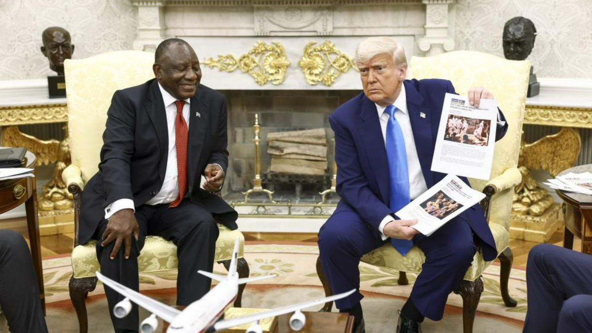 Donald Trump’ın Güney Afrika olarak gösterdiği çıktıların Kongo’da çekildiği ortaya çıktı