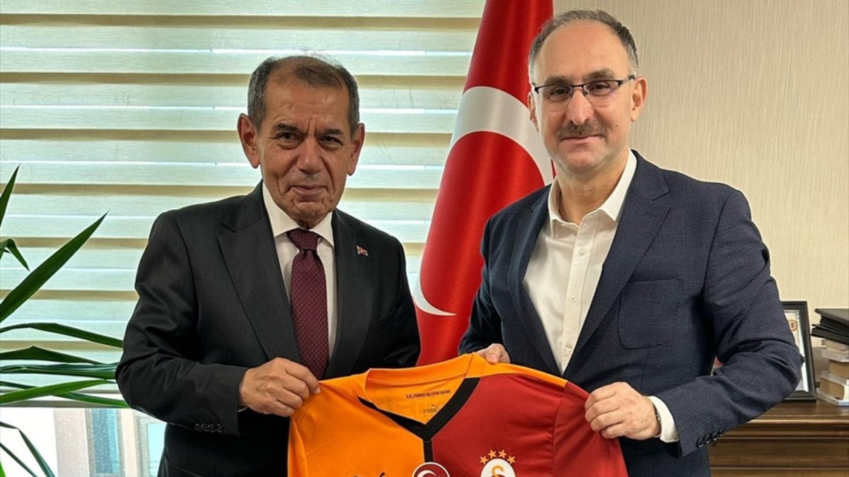 Dursun Özbek’ten Türkiye Kayak Federasyonu Başkanı’na ziyaret