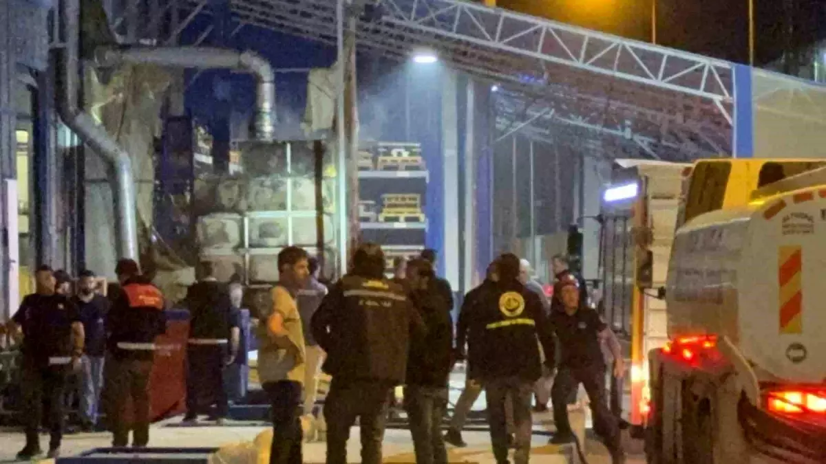 Düzce’de Fabrikada Yangın