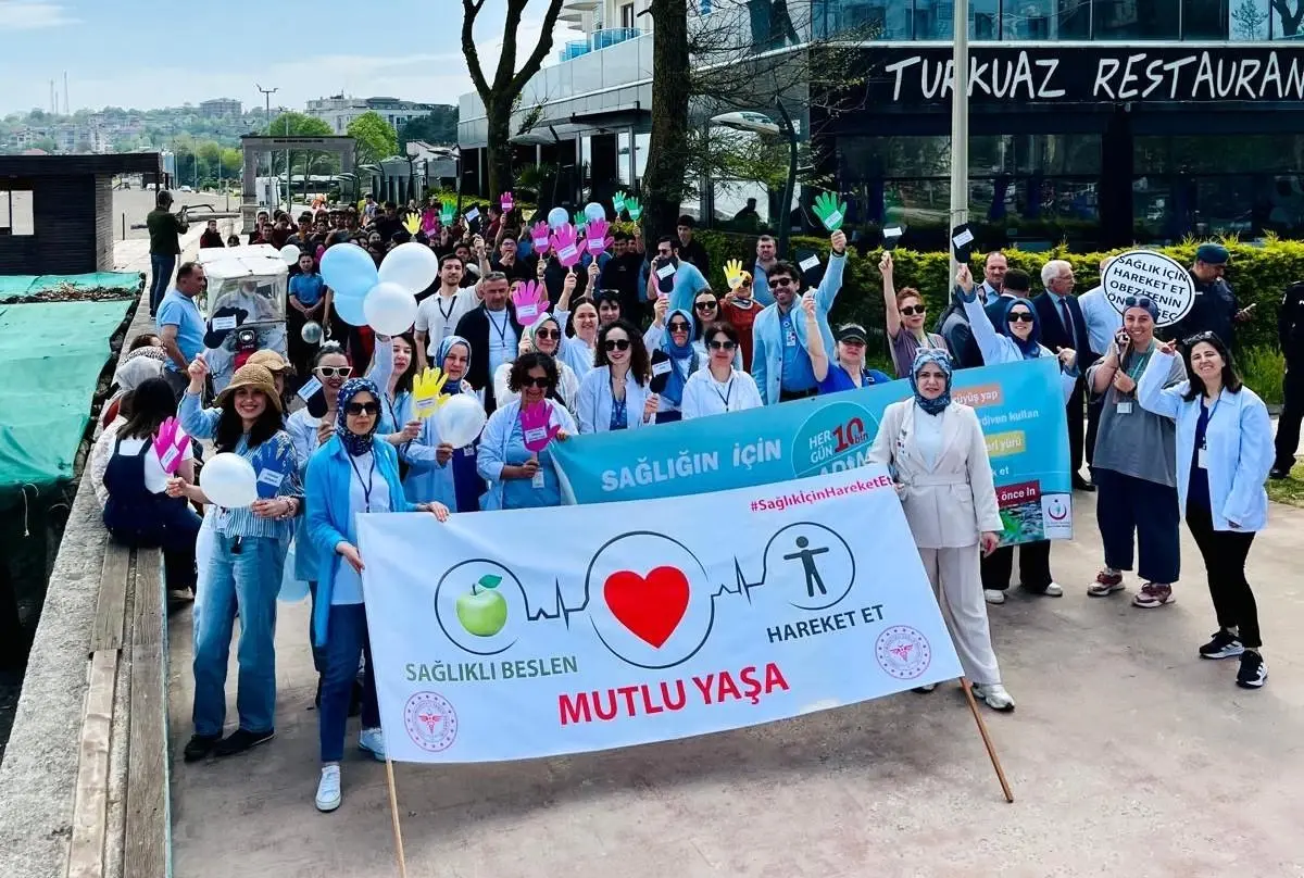 Düzce’de Sağlık Yürüyüşü Etkinliği