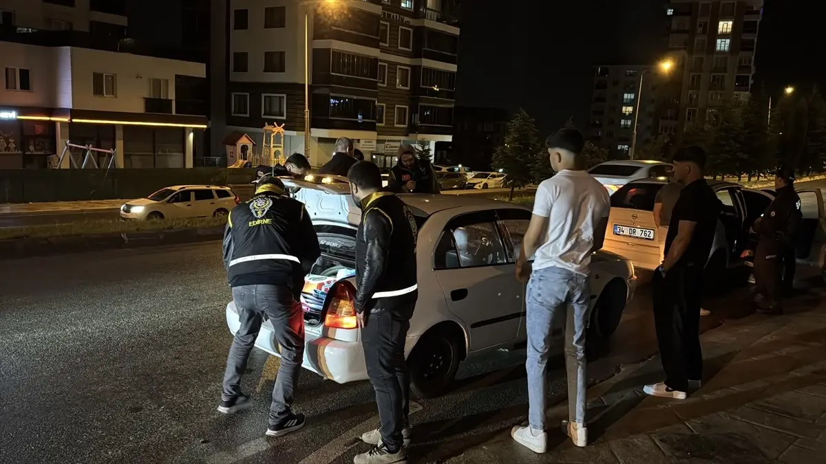 Edirne’de Trafik Denetimi