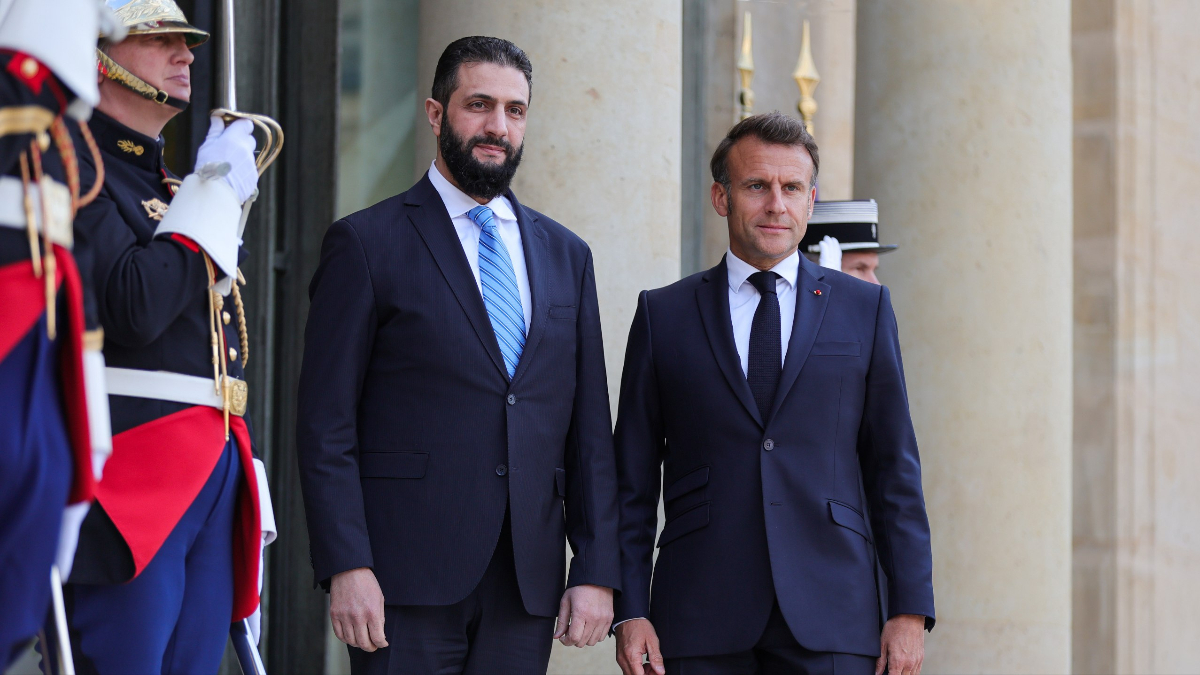 Elysee’de tarihi temas: Macron, Suriye Cumhurbaşkanı Ahmed Şara’yı ağırladı