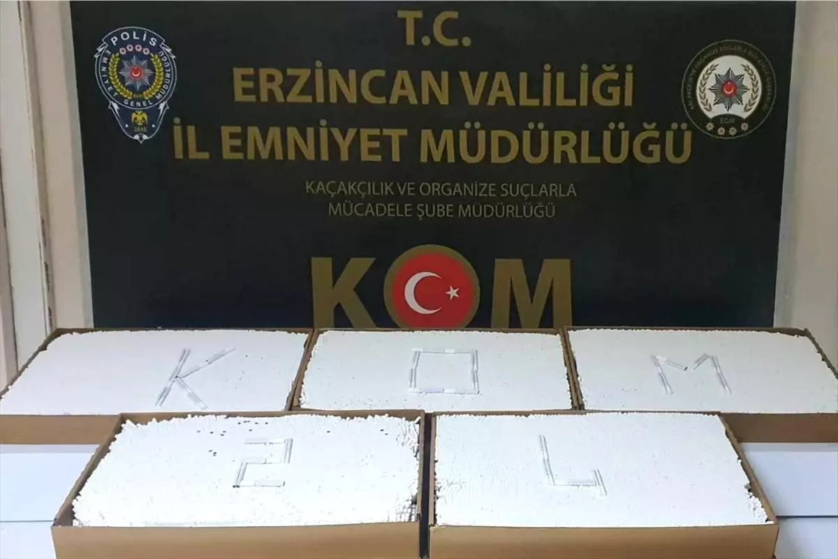 Erzincan’da Kaçak Sigara Operasyonu