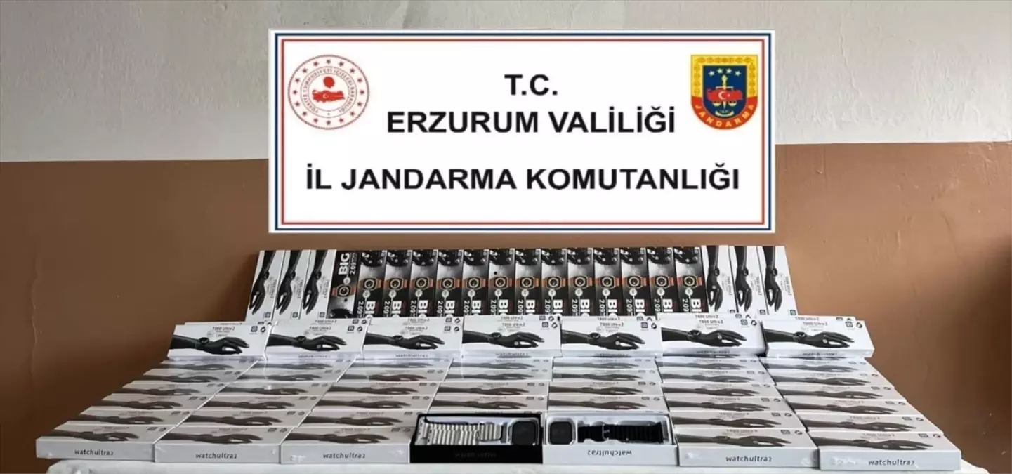 Erzurum’da Kaçakçılık Operasyonu