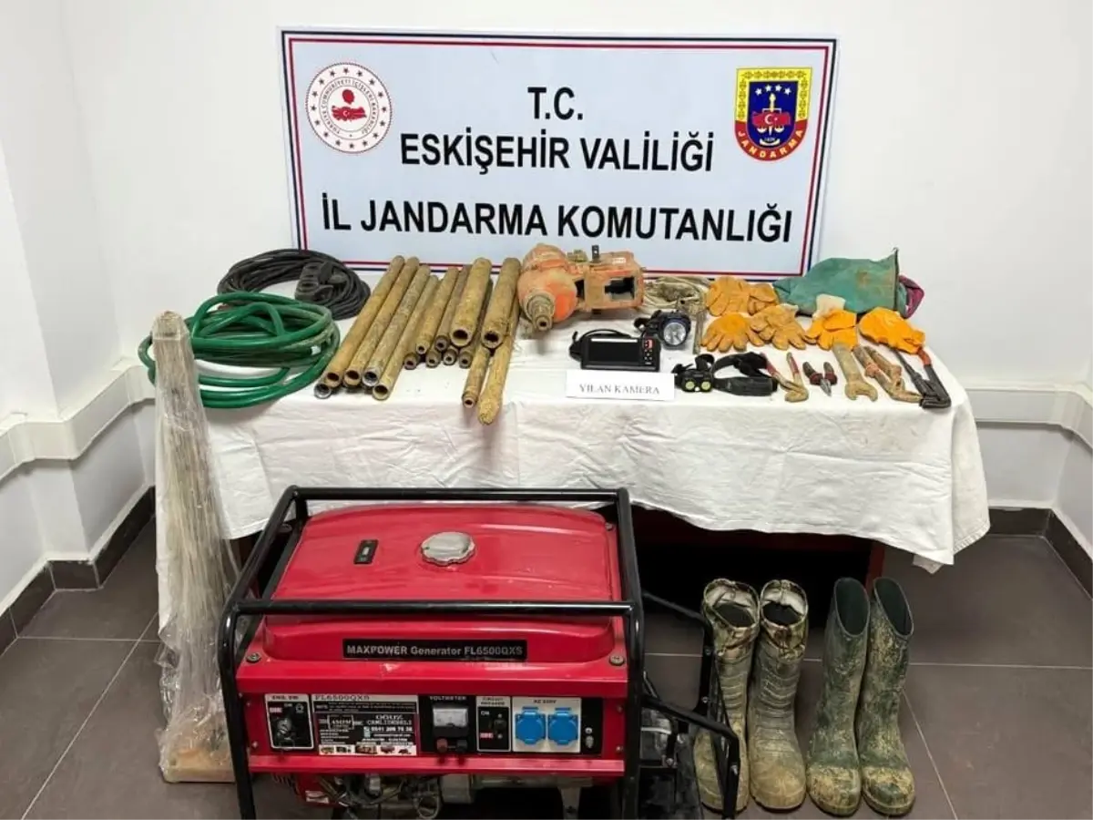 Eskişehir’de Kaçak Kazı Operasyonu