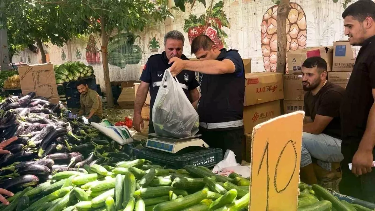 Eyyübiye’de Zabıta Ekipleri Pazar Denetimlerini Sürdürüyor