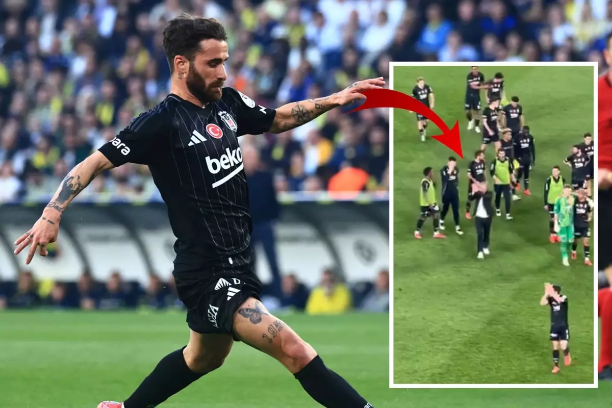 Fenerbahçeli taraftarlar, maçın sonunda Beşiktaş’ı alkışladı