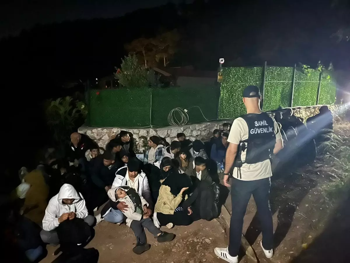 Fethiye’de 36 Düzensiz Göçmen Yakalandı