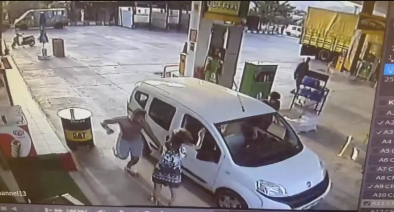 Fethiye’de Kadına Saldırı Güvenlik Kamerasında