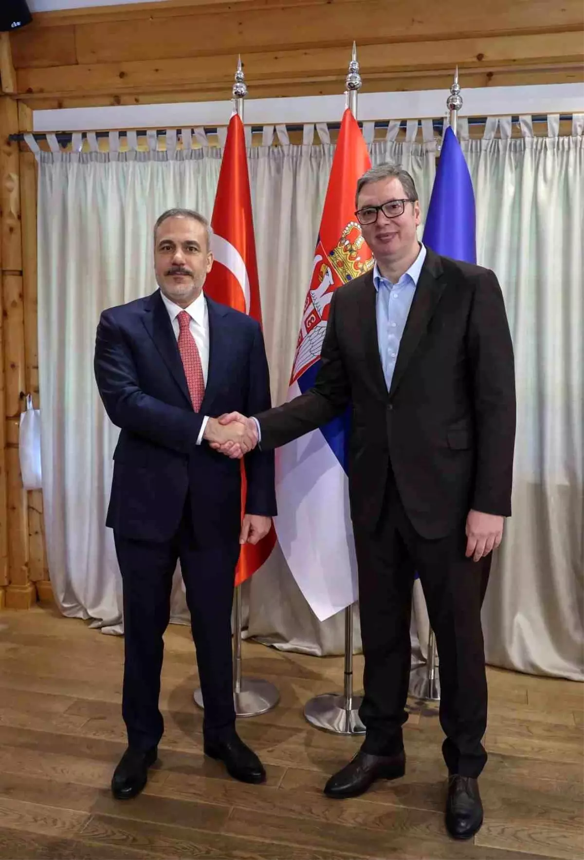 Fidan ve Vucic’ten Çalışma Yemeği