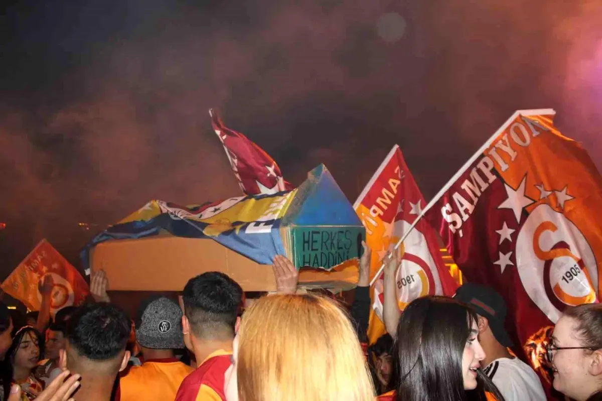 Galatasaray Şampiyon, Kayseri’de Kutlamalar