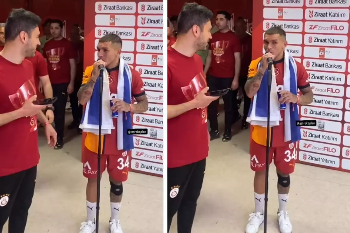 Galatasaray’da Lucas Torreira’dan Okan Buruk’a olay şaka