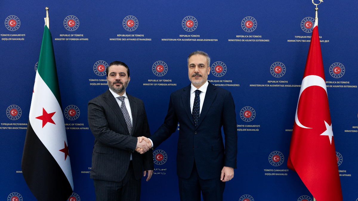 Hakan Fidan, Suriyeli mevkidaşıyla bir araya geldi