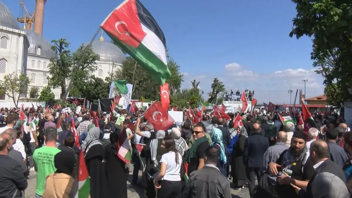 İHH’dan Gazze’ye Destek Yürüyüşü