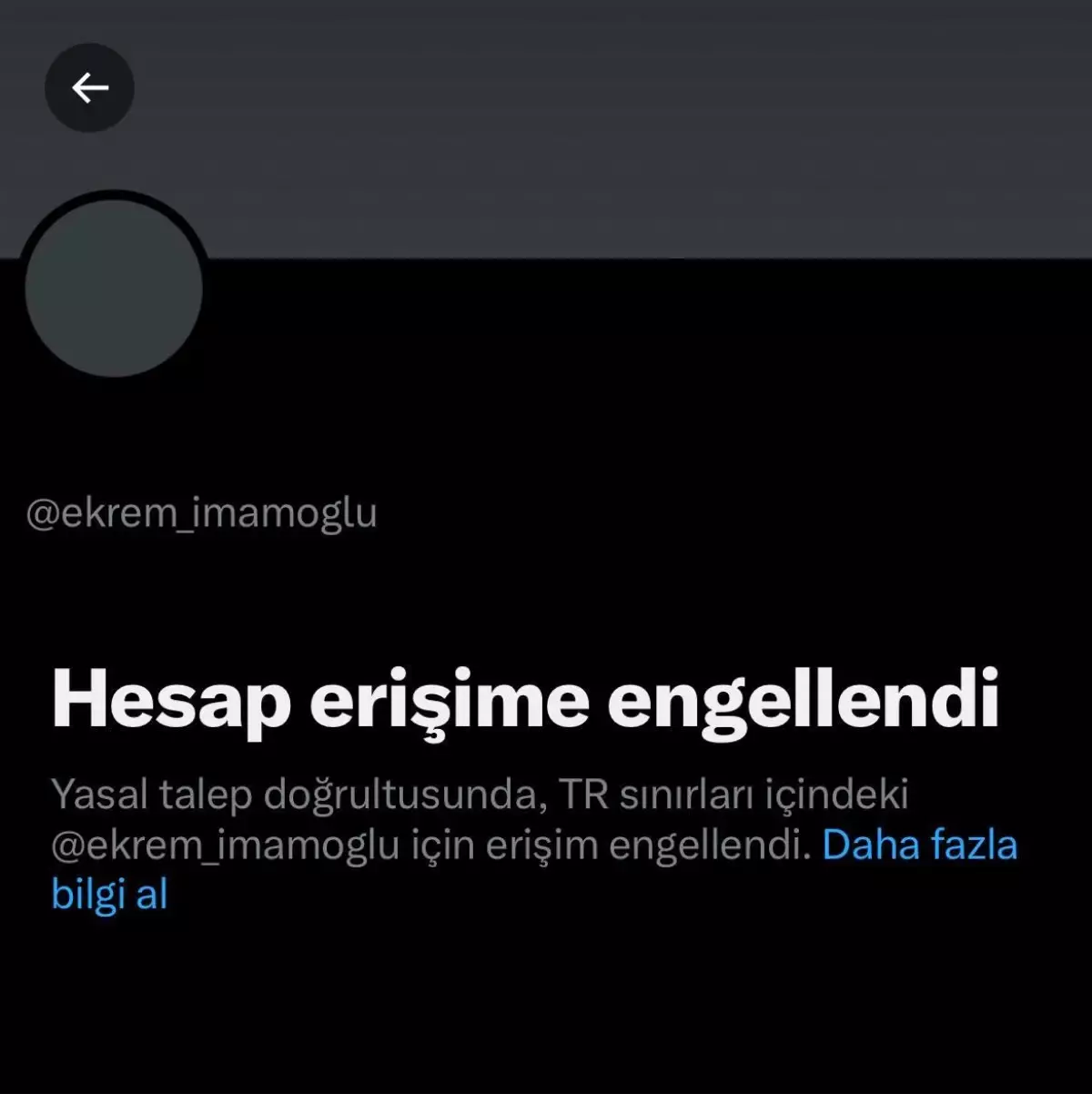 İmamoğlu’nun X Hesabına Erişim Engeli