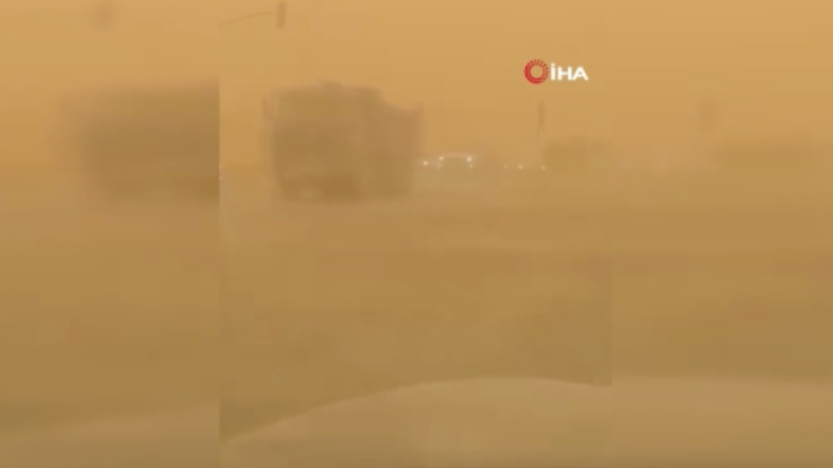 Irak’ta kum fırtınası etkili oldu