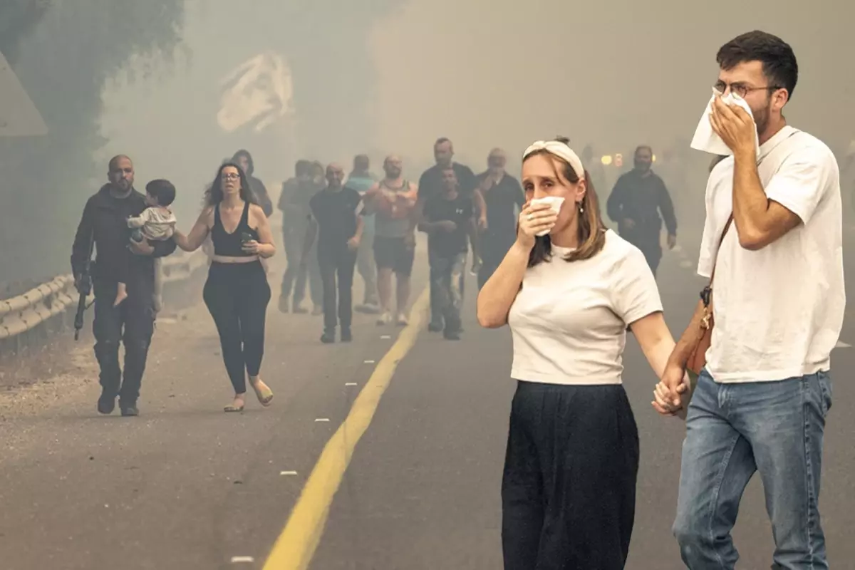 İsrail’de Orman Yangını: 12 Bin Dönüm Yanarak Kontrol Altına Alınamadı