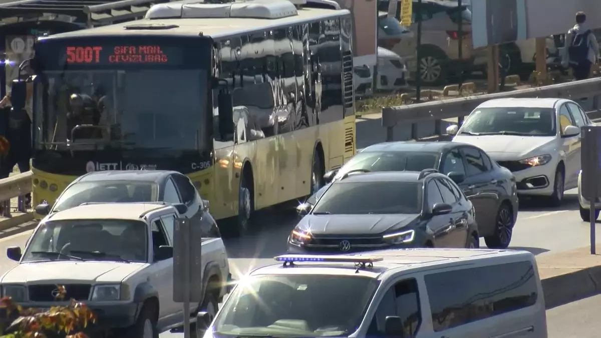 İstanbul’da Trafik Yoğunluğu Yüzde 65