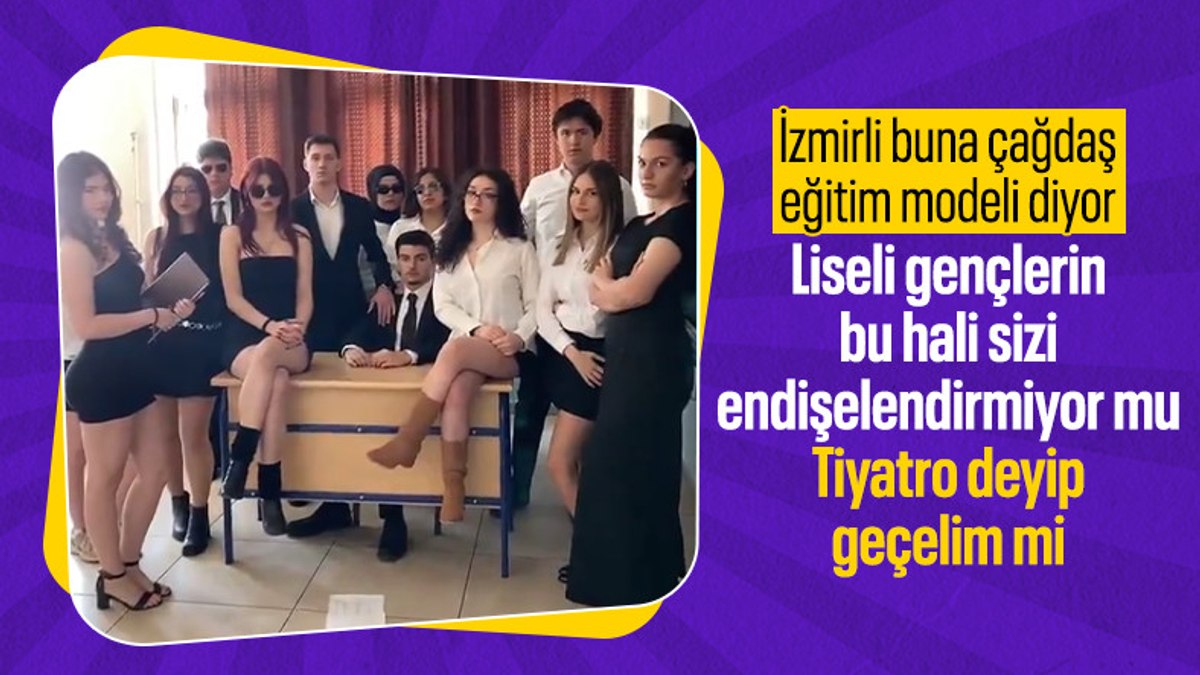 İzmir’de lisede gençlerin çektiği video tepkiye neden oldu