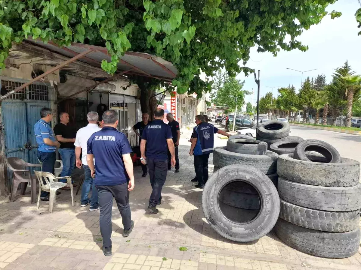 Kahta Belediyesi Kaldırım İşgallerine Karşı Denetimlerini Sürdürüyor