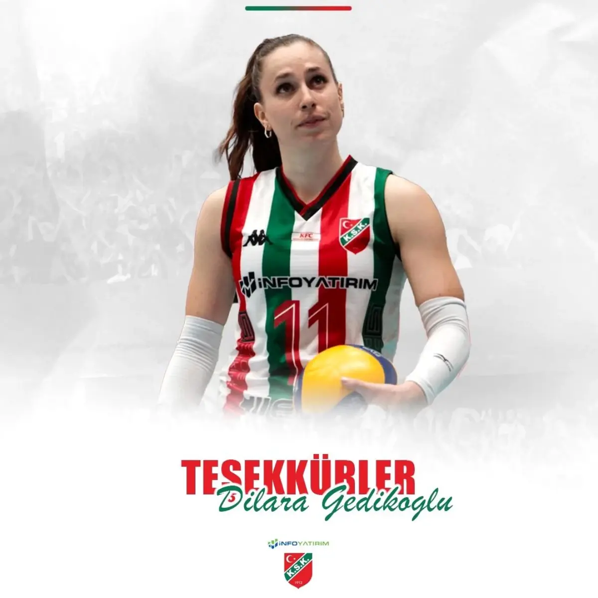 Karşıyaka Voleybol’dan Dilara Gedikoğlu’na Veda