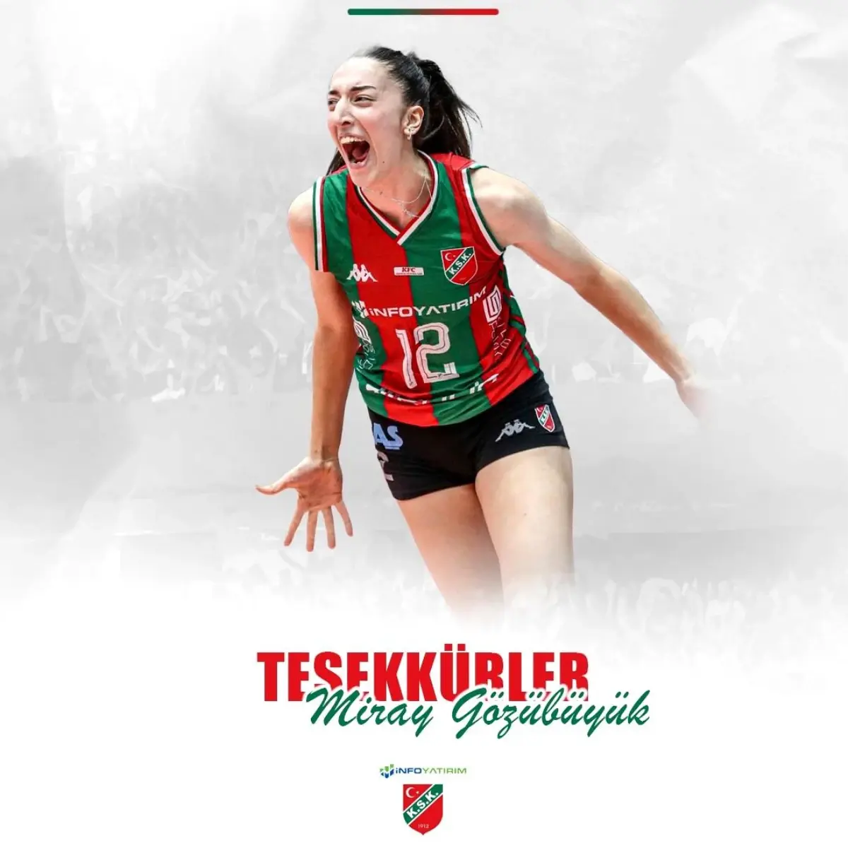 Karşıyaka Voleybol’dan Miray Gözübüyük’e Veda