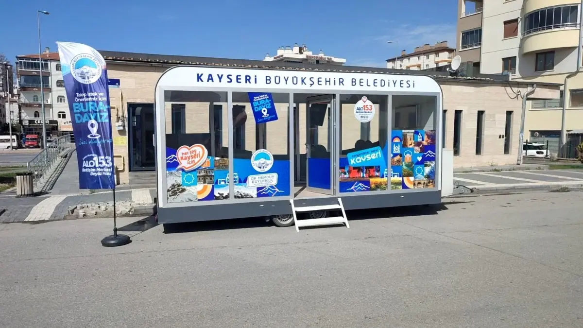 Kayseri Büyükşehir Belediyesi’nden Mobil Beyaz Masa ile Vatandaşa Hizmet
