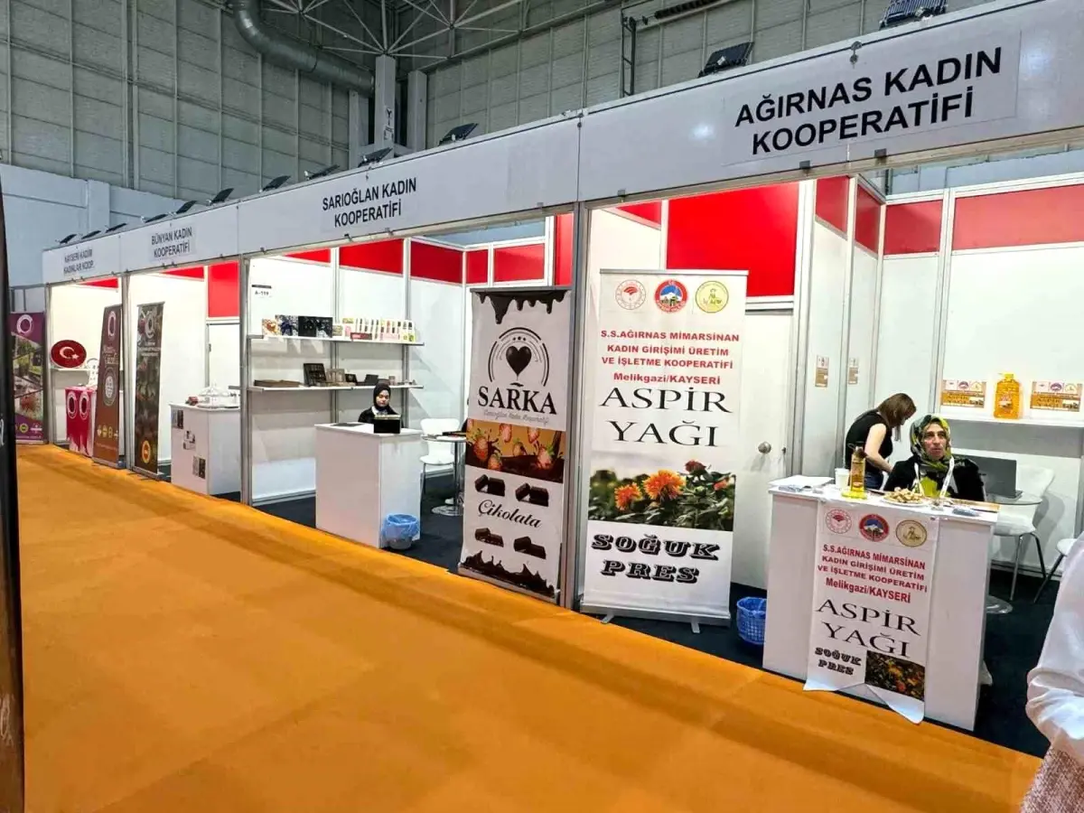 Kayseri Kadın Kooperatifleri Uluslararası Fuar’da