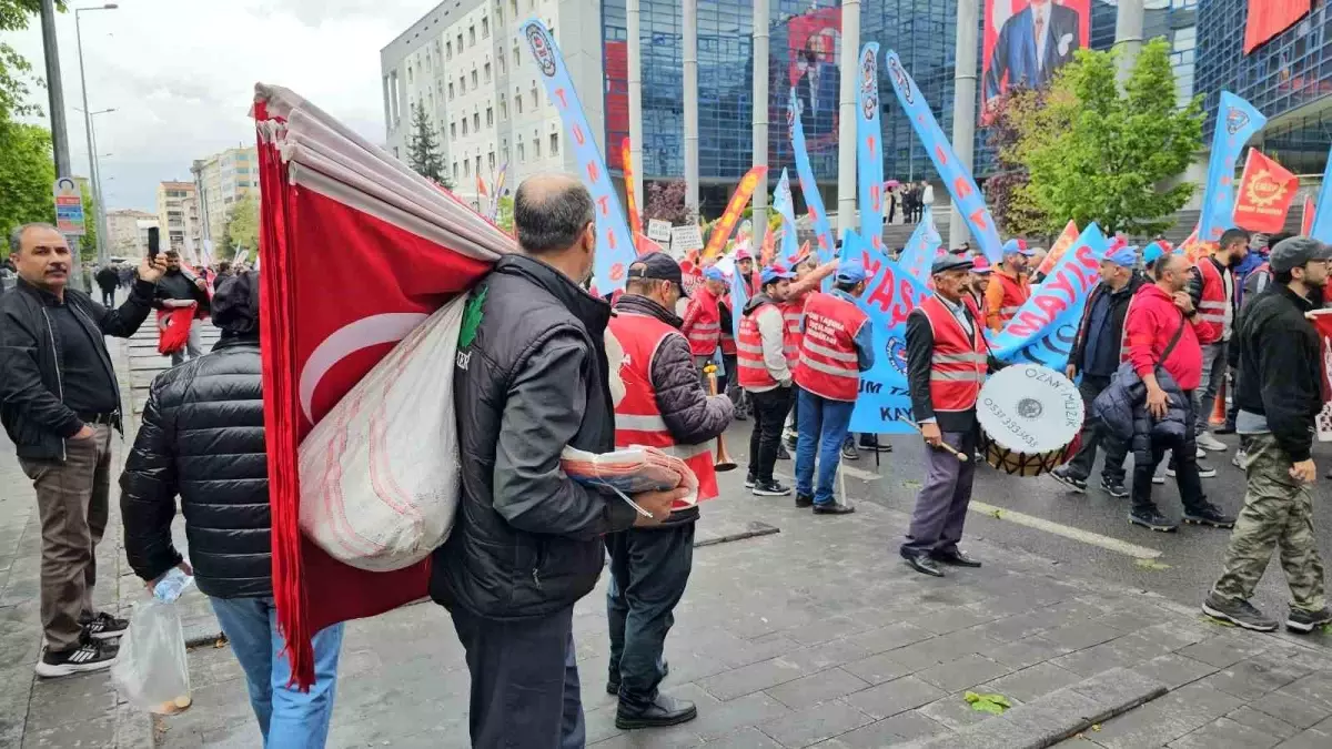 Kayseri’de 1 Mayıs İşçi Bayramı Coşkusu