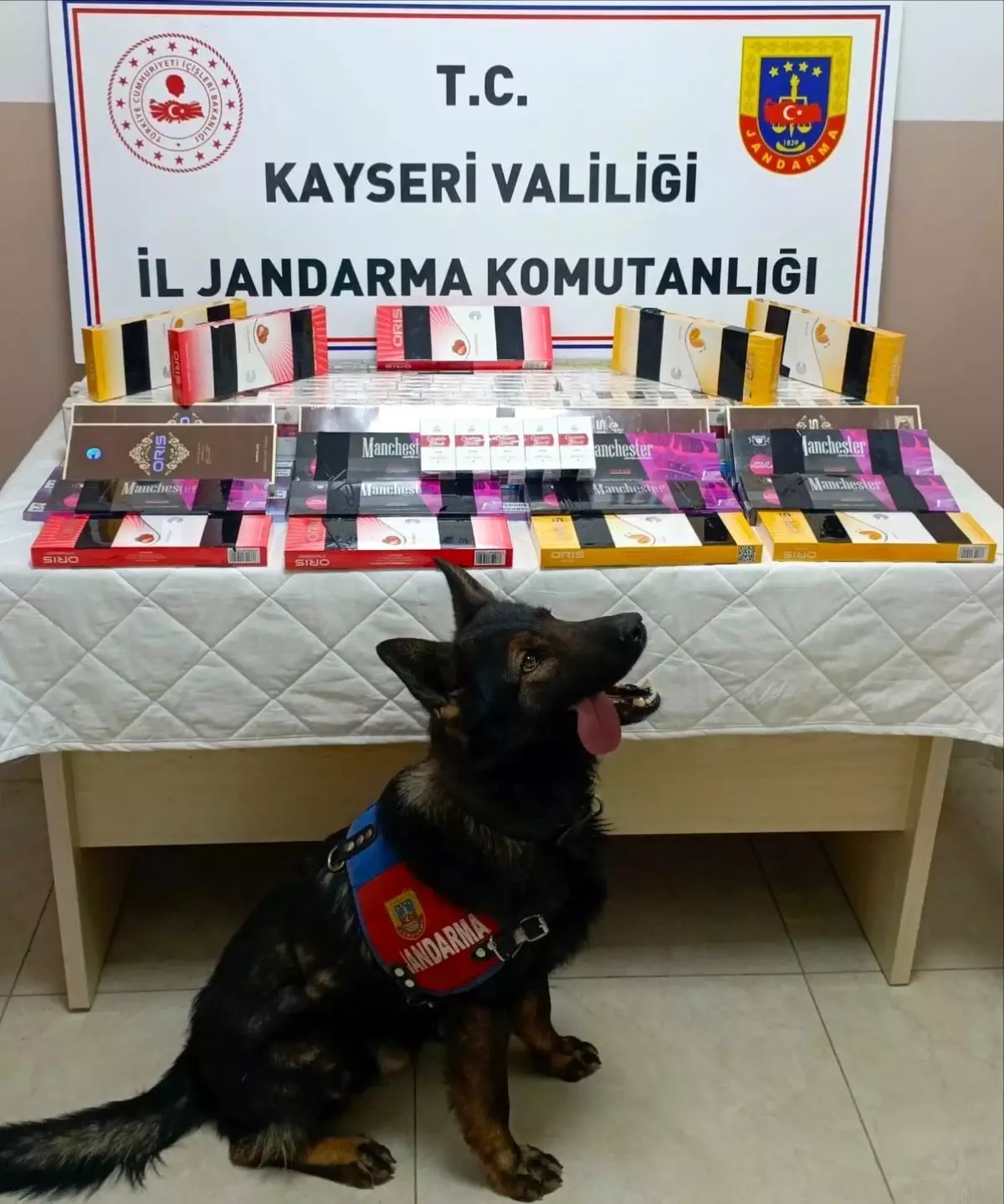 Kayseri’de 700 Paket Kaçak Sigara Ele Geçirildi