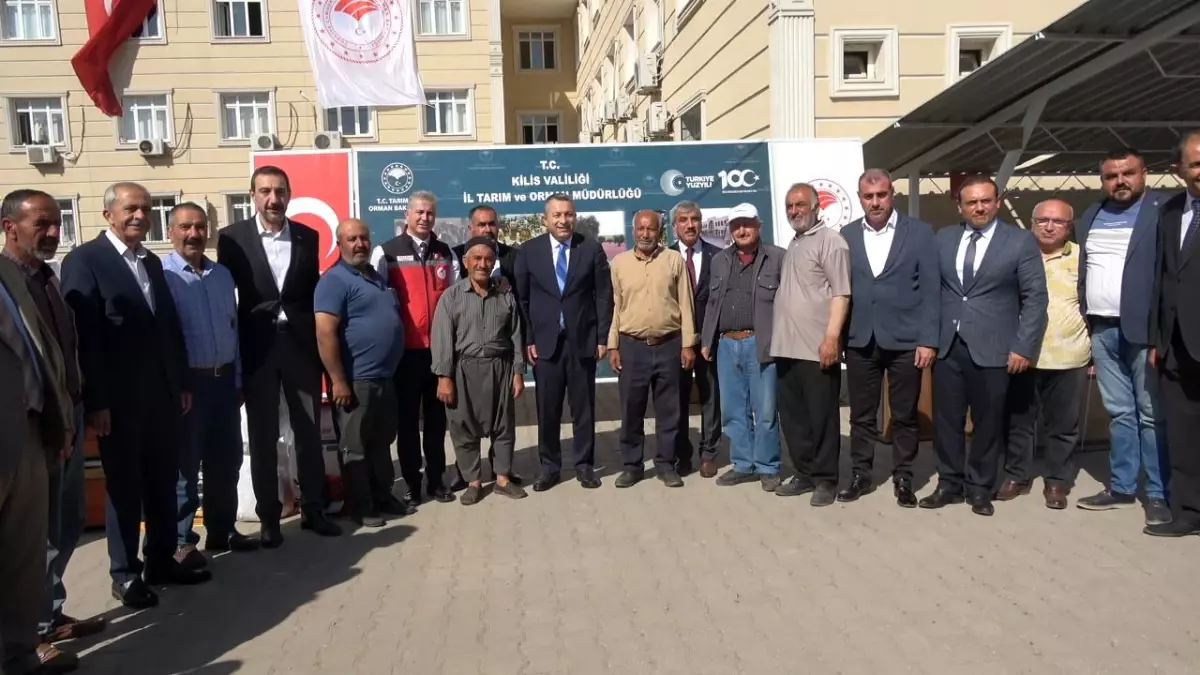 Kilis’te Çiftçilere Ekipman Desteği