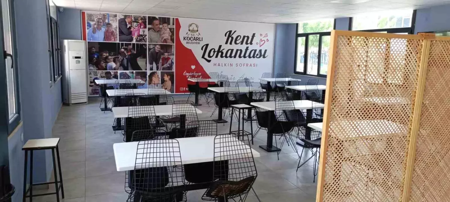 Koçarlı Belediyesi’nden Yeni Sosyal Proje: Kent Lokantası Açıldı
