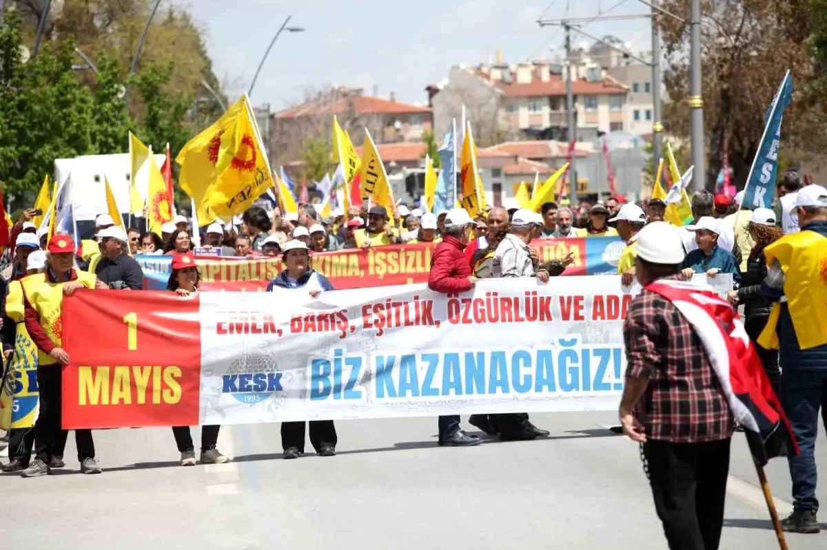 Konya’da 1 Mayıs Coşkuyla Kutlandı