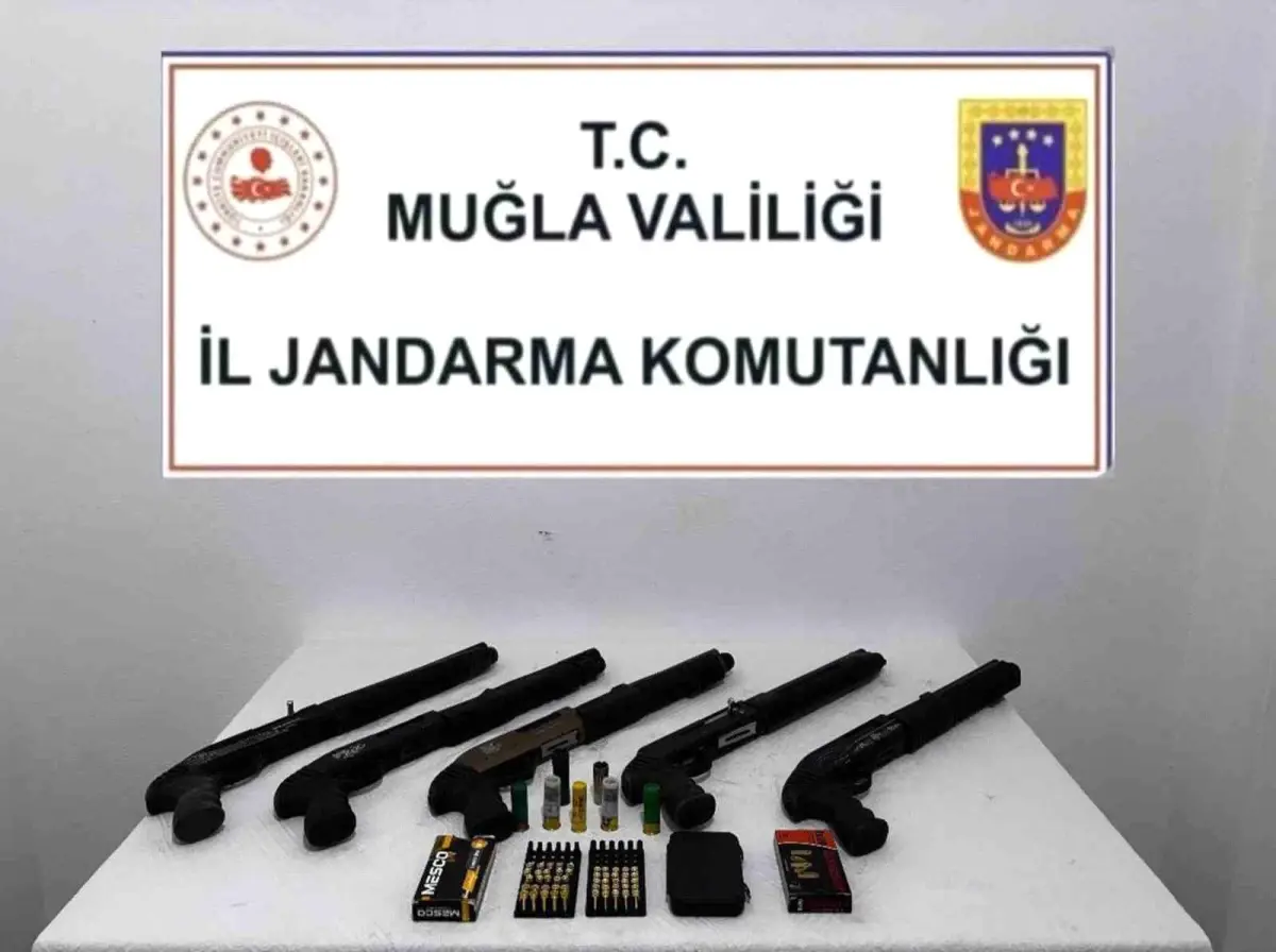 Köyceğiz’de Ruhsatsız Silah Ele Geçirildi