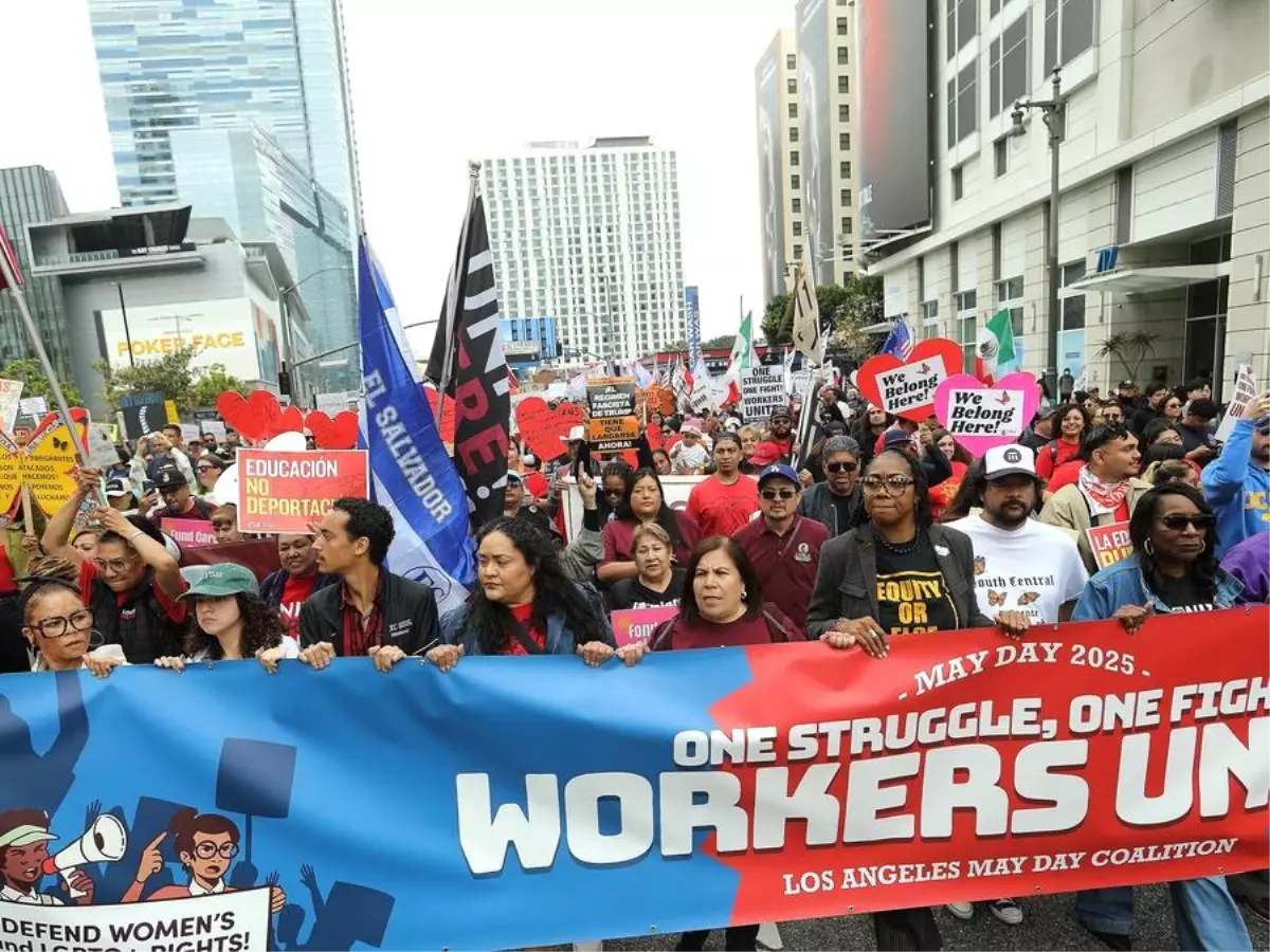 Los Angeles’ta 1 Mayıs Mitingi