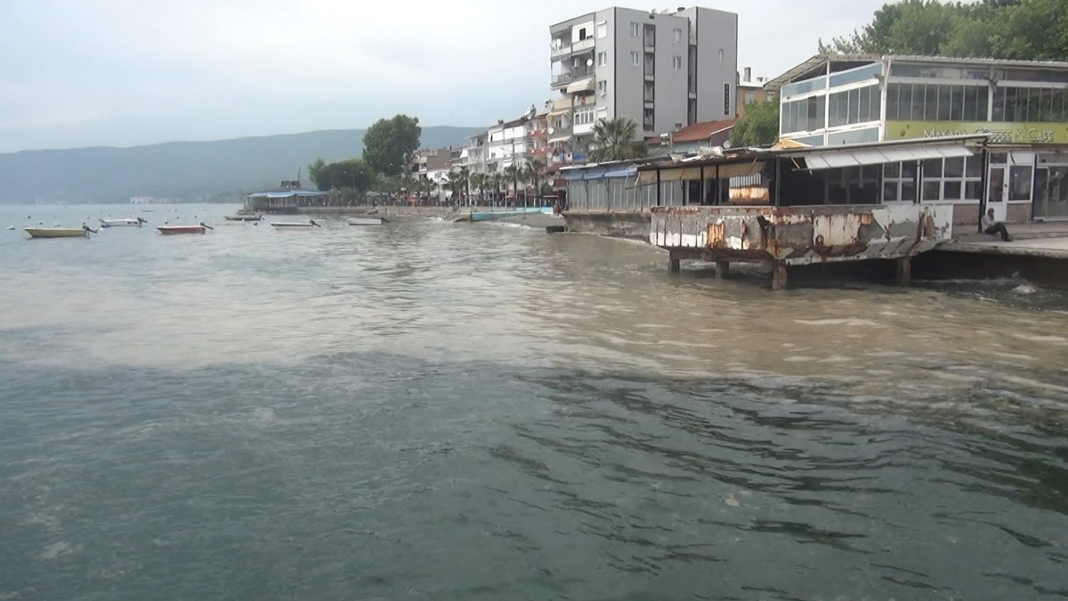 Marmara’nın turistik Gemlik körfezi müsilajla kaplandı