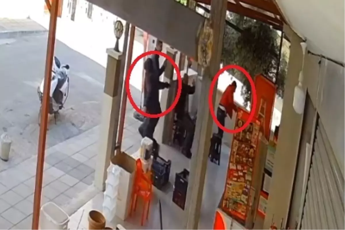 Mersin’de Tabanca ile Saldırı Anı Kamerada