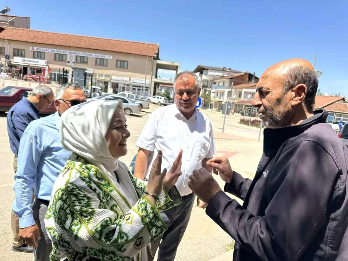 Milletvekili Sema Silkin Ün, Beyağaç’ı Ziyaret Etti