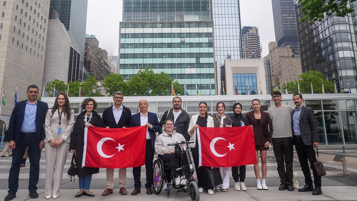 Milli sporcular, BM Genel Merkezi’ni ziyaret etti