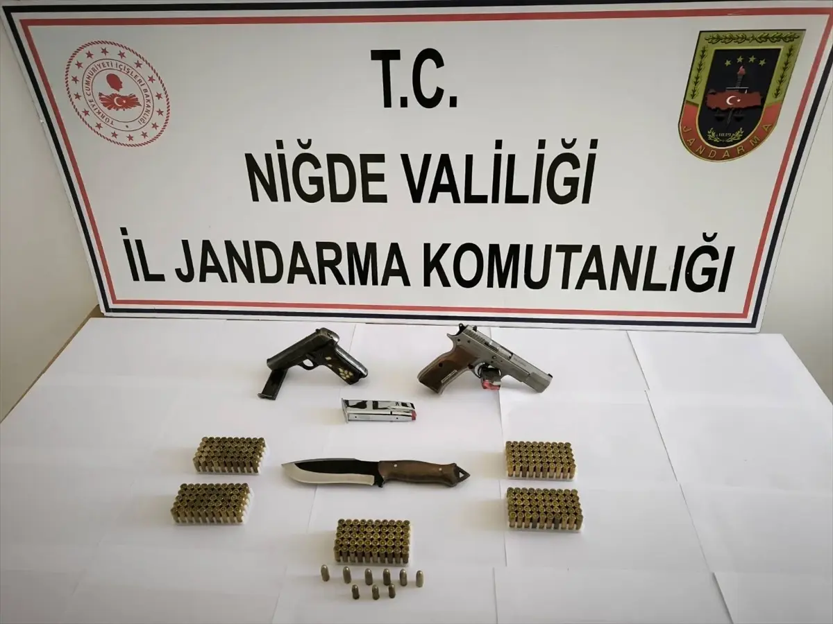 Niğde’de Ruhsatsız Silah Operasyonu