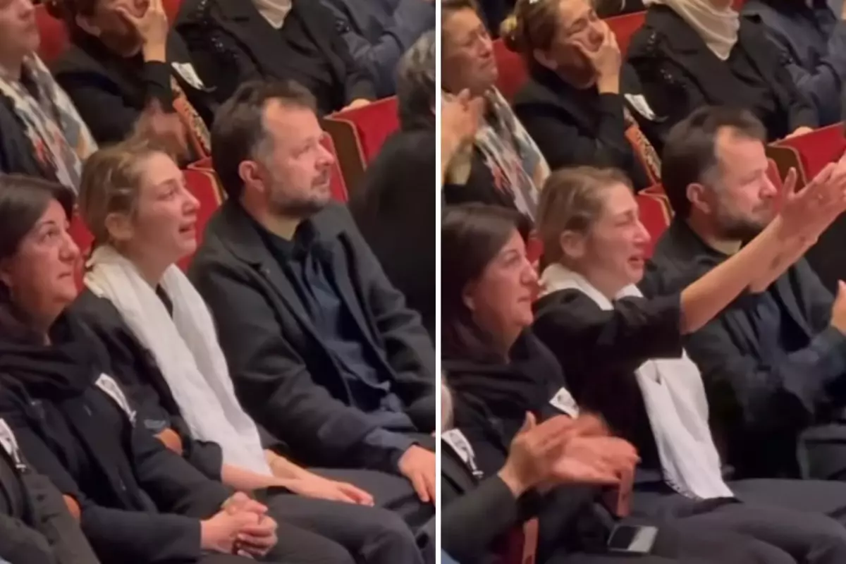 Önder’in kızı ekranda babasını görünce gözyaşlarına boğuldu