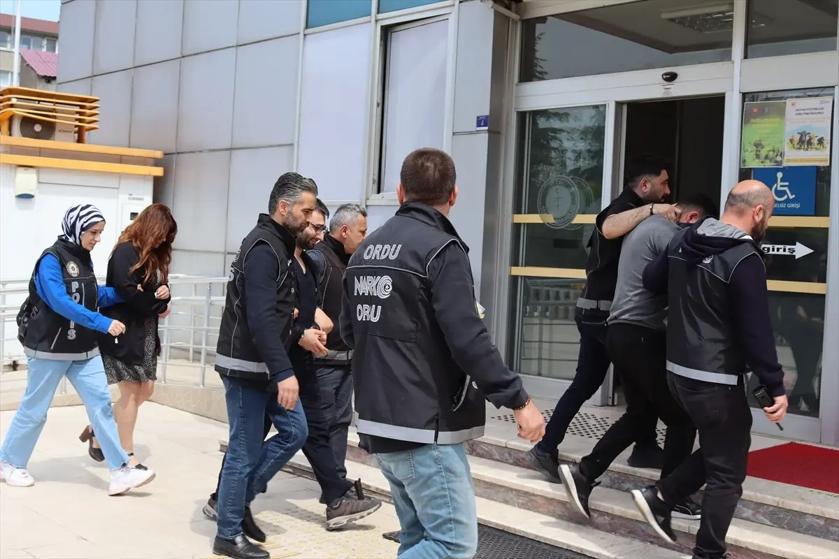 Ordu’da Uyuşturucu Operasyonu: 4 Gözaltı