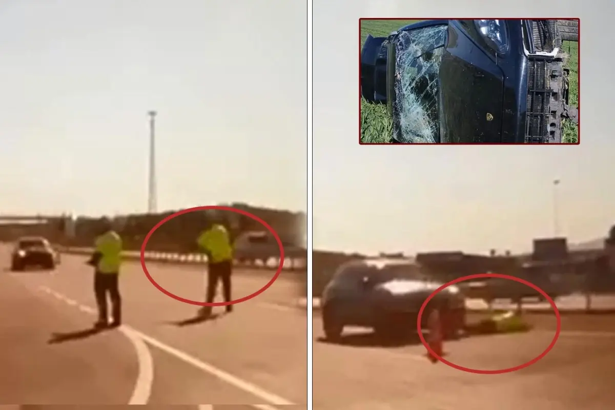 Polis Memuruna Çarpıp Kaçan Sürücü Menfezde Yakalandı